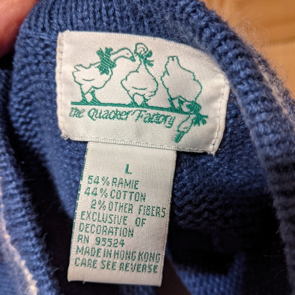 Ugly Christmas Sweater, Vintage, Quaker Factory Sweater, Size Large, in… - Picture 6 of 9